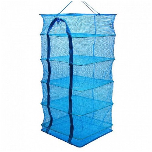 Подвесная сетка сушилка для рыбы овощей и фруктов 50 х 50 х 100 см 5 секций Сушилка для рыбы 109700₽
