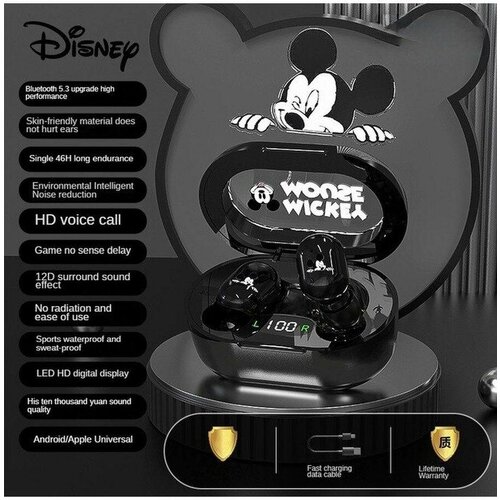 Беспроводные TWS наушники Микки Маус 160000₽