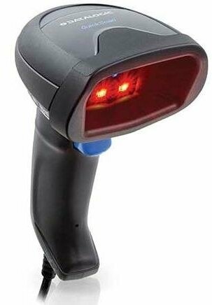 Сканер штрикода Datalogic QuickScan QD2590, Kit, 2D Mpixel Imager, USB/RS-232/Wedge Multi-Interface, Black (Kit includes Scanner, USB Cable 90A052258 and Stand STD-AUTFLX-QD25-BK) (QD2590-BKK1S) - фото №4