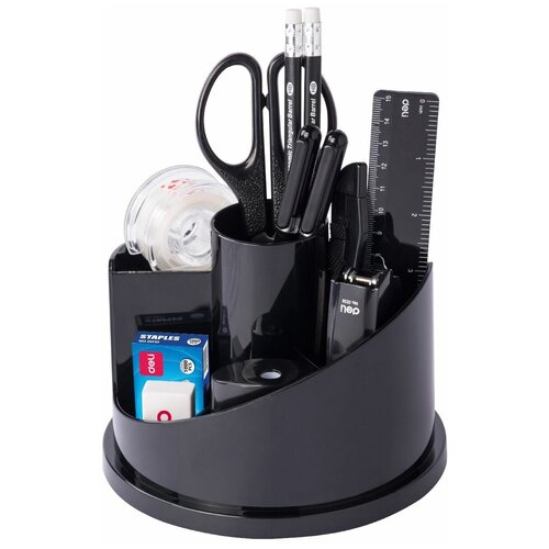 фото Deli канцелярский набор цвет черный 15 предметов