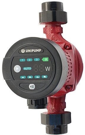 Насос циркуляционный UNIPUMP LPA 32-60 - 180 мм (0,04 кВт, Ду32, PN10, Hmax 6 м, 1х230В, чугун)