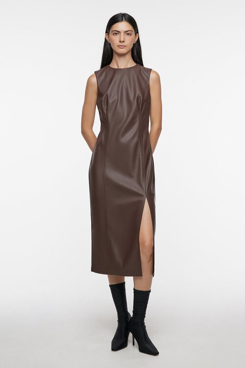 Платье Befree, размер S INT, коричневый
