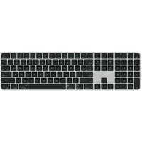 Клавиатура Apple Magic Keyboard с Touch ID и цифровой панелью серый/черный MMMR3 (Русская гравировка)