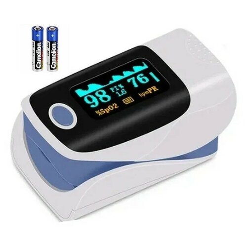 Пульсоксиметр (кислородомер, оксиметр) на палец Fingertip Pulse Oximeter AB-80 (YK-80)