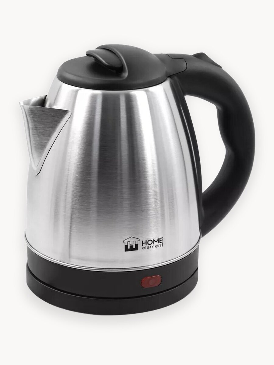 Электрический чайник HOME ELEMENT HE-KT166 черный жемчуг металлический 1,7