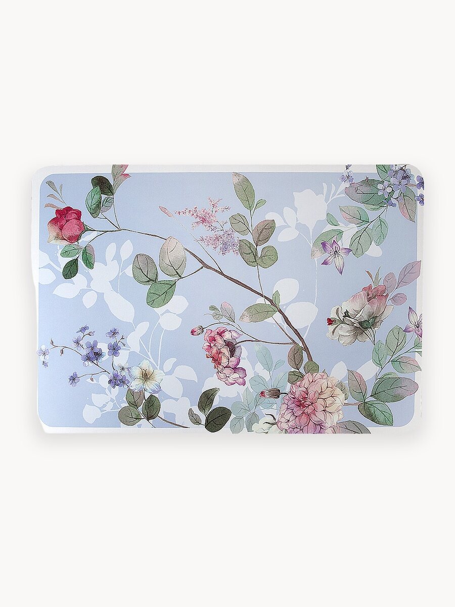 Салфетки на стол сервировочные набор 4 шт. 43х28см, цветы, Nouvelle