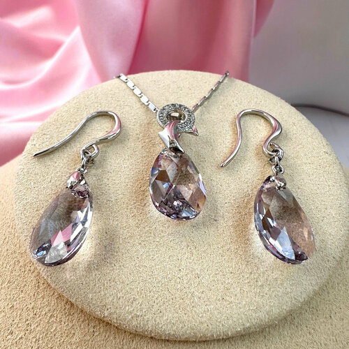 Комплект бижутерии XUPING JEWELRY Комплект украшений Xuping Jewelry: колье и серьги с кристаллом Swarovski 