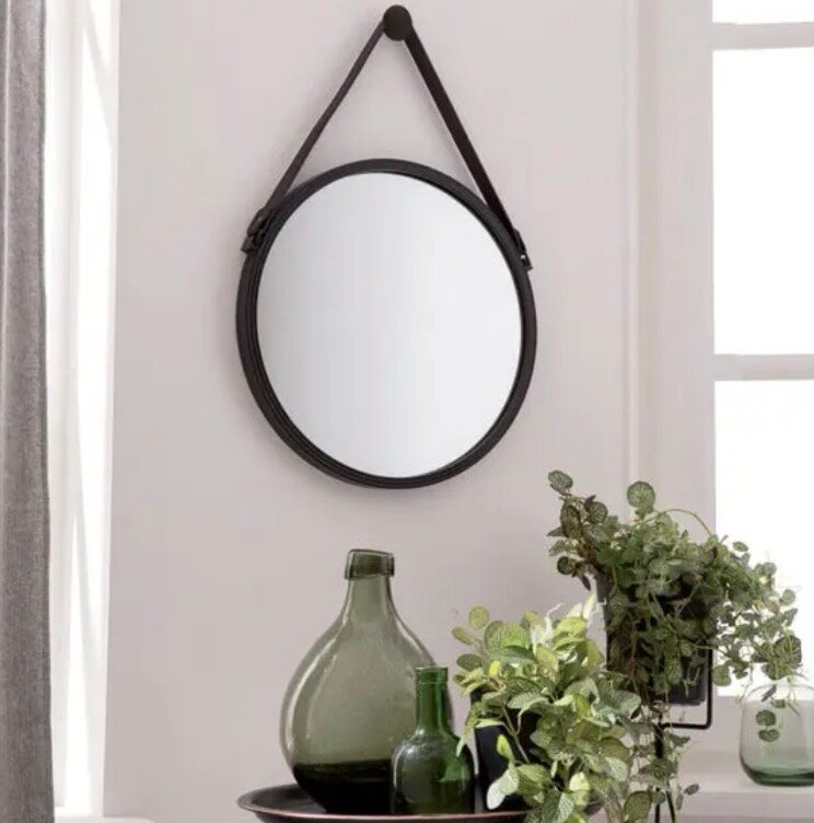 Зеркало декоративное Barbier круг 41 см цвет чёрный