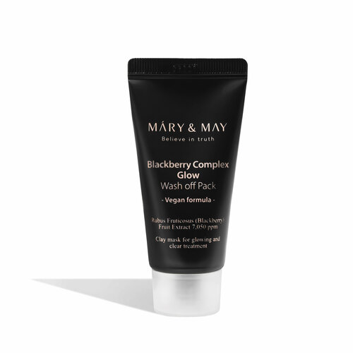 Маска для лица с ежевичным комплексом | Mary&May Blackberry Complex Glow Wash Off Pack 30g