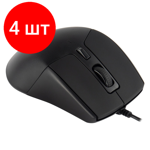Комплект 4 штук Мышь компьютерная Acer OMW130 black 3600dpi USBZL MCEEE00J 236200₽