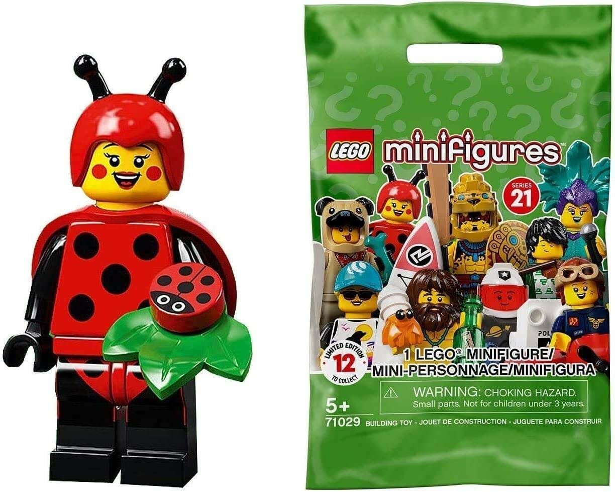 Конструктор LEGO Minifigures 71029 № 4 Девочка - Божья коровка