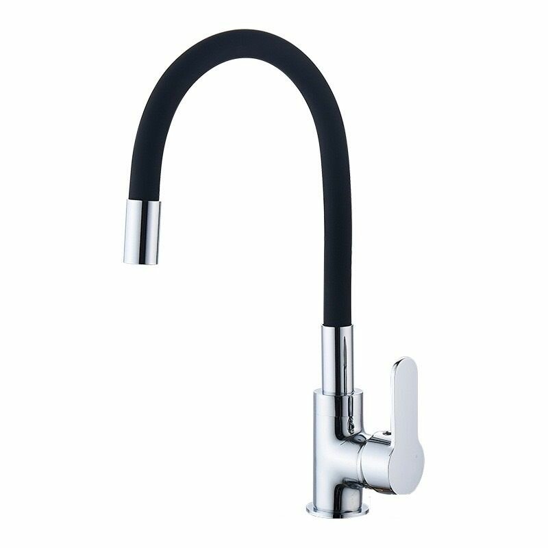 Смеситель для кухни гибкий 1/2кер без подводки Stainless Steel