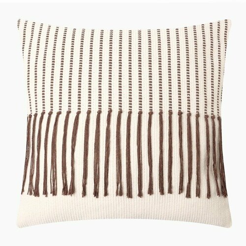Наволочка декоративная Этель сканди 45х 45см цвет коричневый хлопок 1214₽
