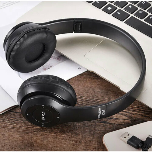 Наушники беспроводные большие черные 43200₽