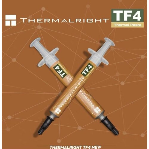 Термопаста Thermalright TF4 , 2г(2шт*1г.) крепеж кулера thermalright lga1700 c