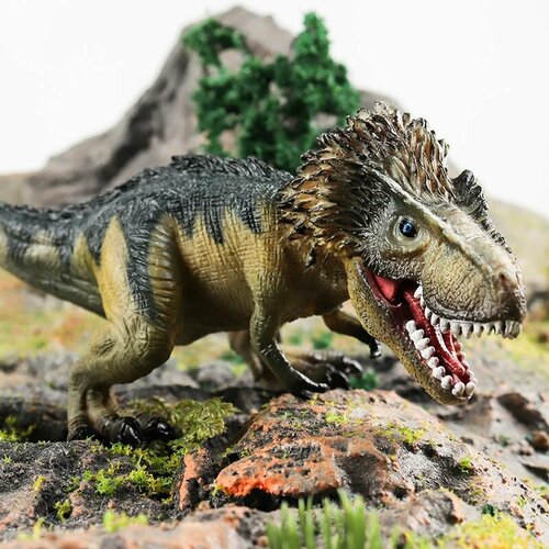 Фигурка животного Zateyo динозавр Пернатый Тиранозавр Рекс, игрушка детская коллекционная, декоративная 23х9.7х7.5 см