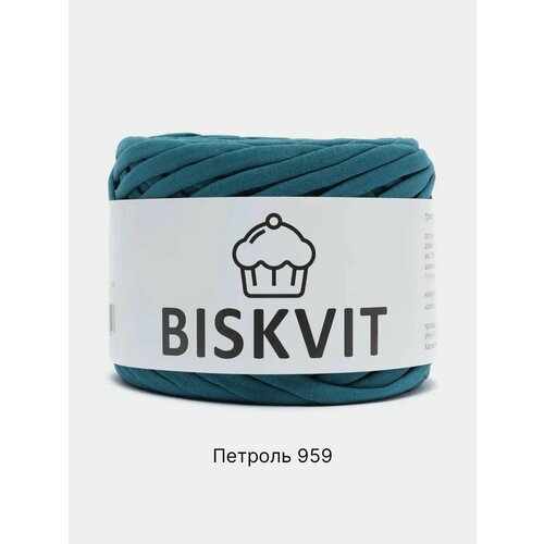 Пряжа Трикотажная Biskvit , Цвет Бирюзовый