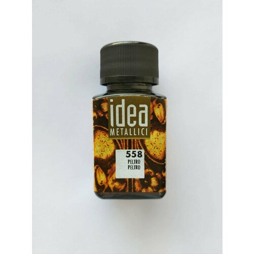 Maimeri Металлическая краска Idea Metallici лаковая свинец 60 ml sela