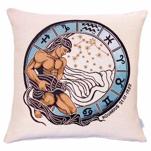 Подушка декоративная гобеленовая 45х45 см, Vigi Ricami