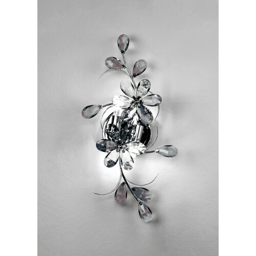 FIORI Бра настенное Notte Giorno Кристалл Прозрачный хром 20800₽