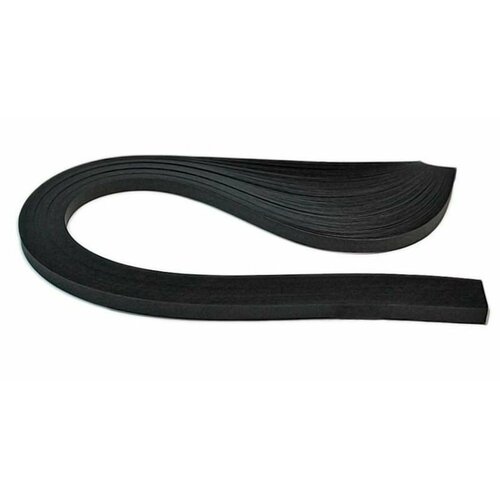 Бумага-квиллинг (3мм) Чёрный бархат, 150 полосок
