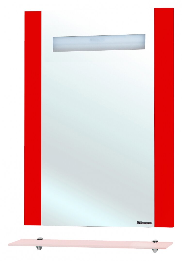 фото Зеркало Bellezza Берта подвесная 75 красное 4610712050031