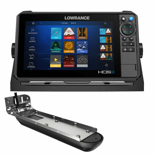 Эхолот Lowrance HDS-9 PRO с датчиком Active Imaging HD 3-в-1 крепление для эхолота lowrance hook 9 chirp