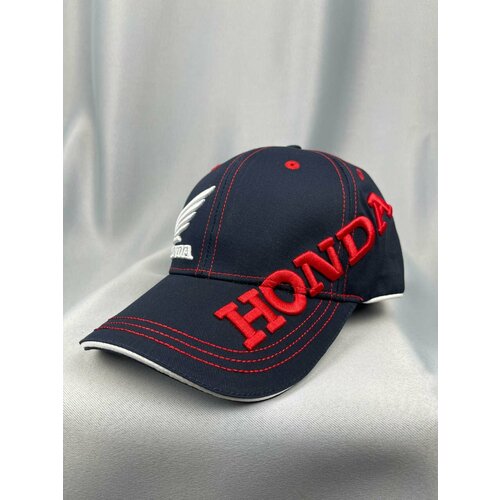фото Бейсболка honda хонда мото кепка, размер one size, синий
