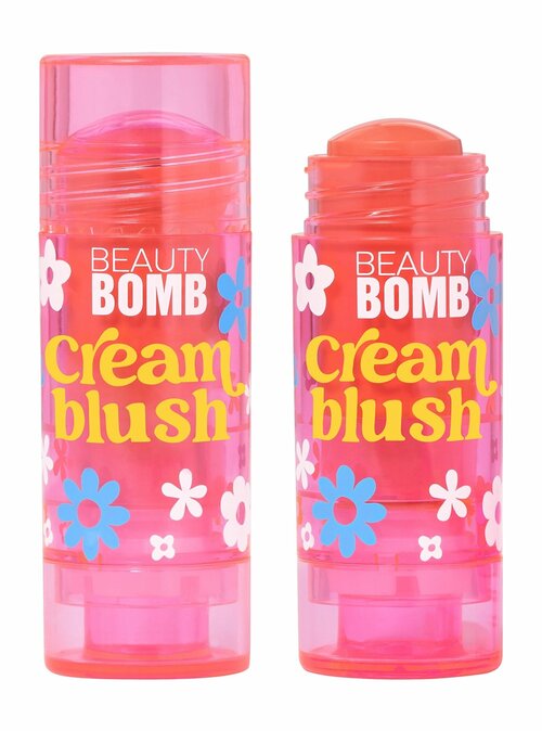 BEAUTY BOMB Румяна кремовые для лица в стике Cream stick blush, 8 г, 02 Первое касание