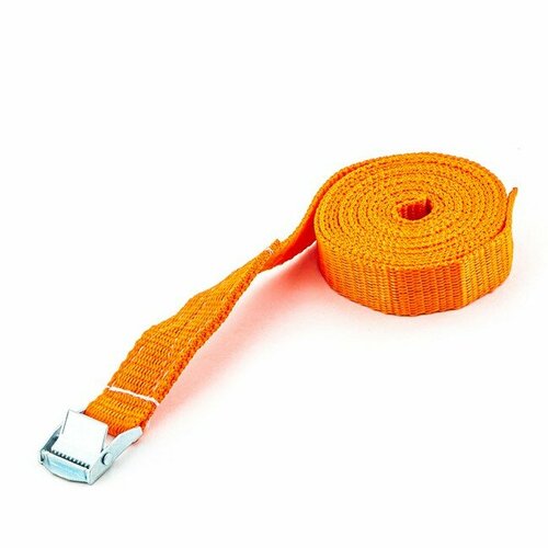 Ремень крепления груза 25м 250кг 25 мм механизм пряжка ТОП авто 384₽