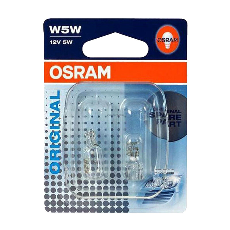 Лампа для автомобильных фар W5W OSRAM