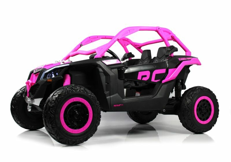Другие электромобили Rivertoys Детский электромобиль BRP Can-Am Maverick (Y111YY) темно-розовый