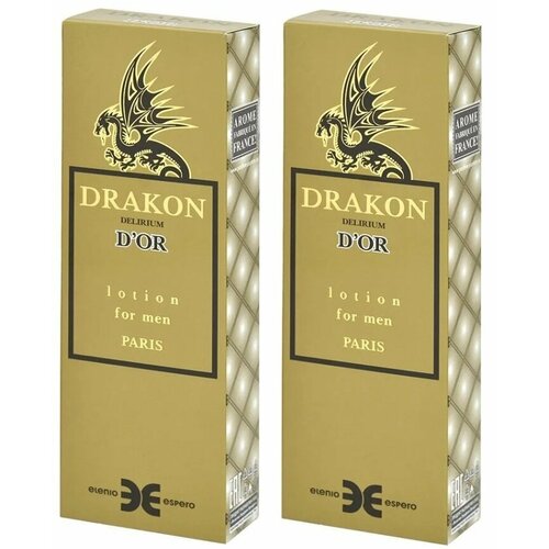 Дезодорант мужской Drakon Delirium D`or, парфюмированный, 95 мл, 2 шт