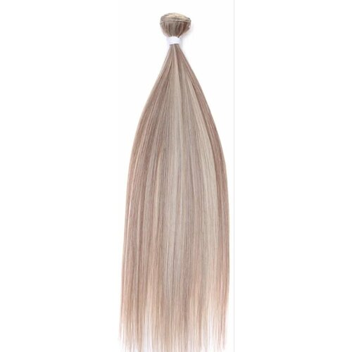 Биопротеиновые волосы (био-волосы) мелированный блонд 60-65см синтетический афро кудрявый хвост на заколке для волос пучок для волос кулиска хвост для наращивания волос