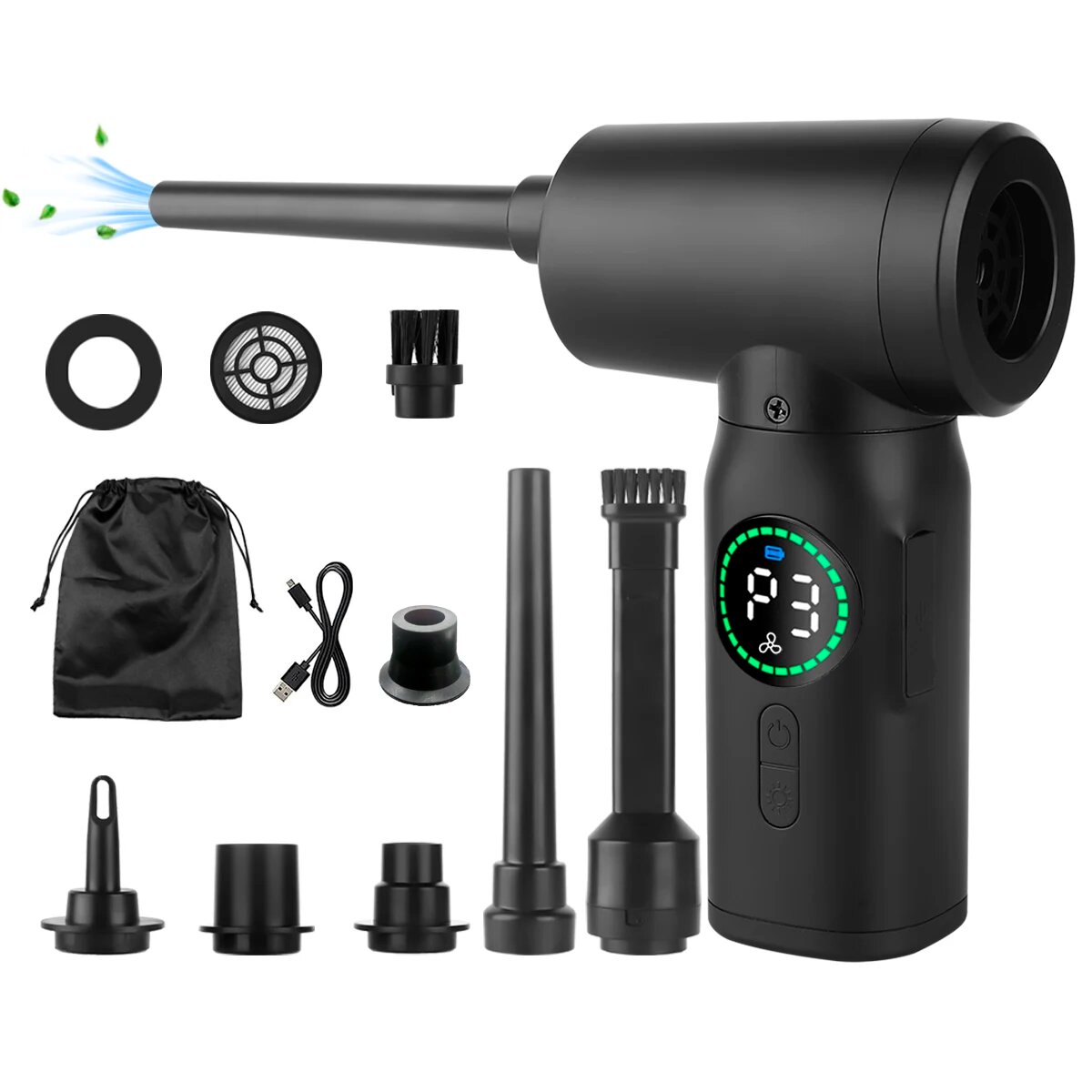 Беспроводное устройство для очистки пыли Air Duster 51000 об/мин, USB-устройство для очистки клавиатуры ноутбука, камеры