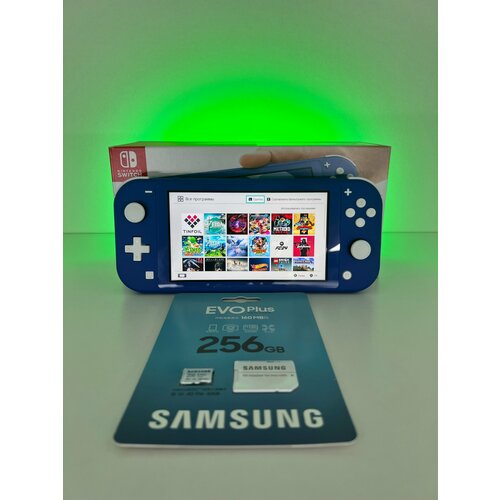 Невероятная Nintendo Switch Lite Оригинальная карта Samsung EVO 256 Любые игры можно устанавливать бесплатно 28890₽