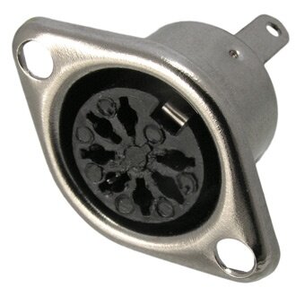 DIN-разъём SZC-0253, гнездо DIN серии 7 контактов аудио/видео сигналов