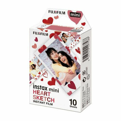 Картридж для камеры Fujifilm Colorfilm Instax Mini 10 pack Hearts 2482₽