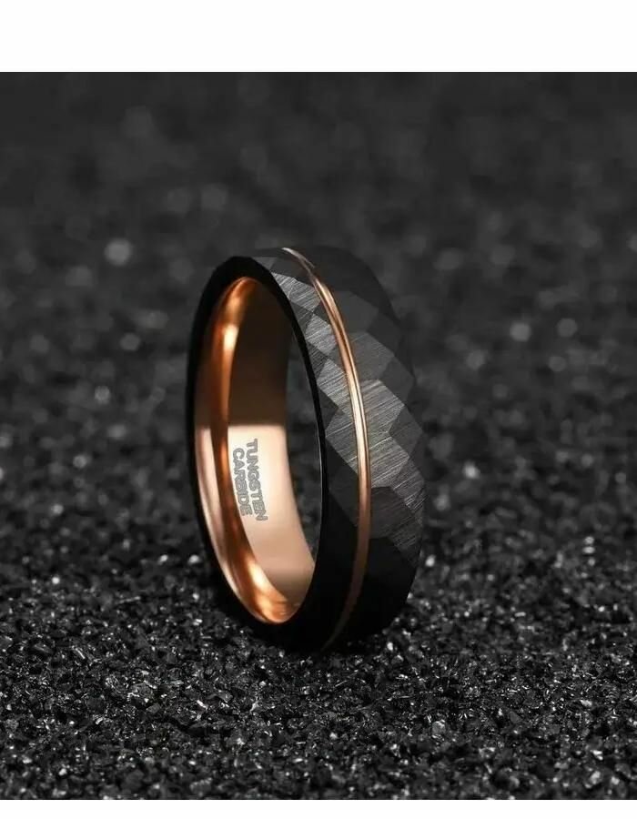 Кольцо обручальное Sharks Jewelry, размер 22, ширина 6 мм, золотой — фото 1