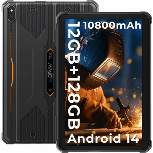 Планшет Hotwav R8 48128gb противоударный Wi-Fi Cellular Black черный 17142₽