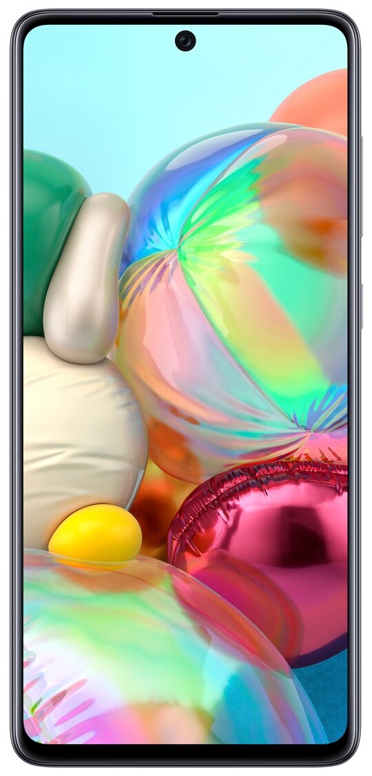 Смартфон Samsung Galaxy A71 6/128 ГБ RU, Dual nano SIM, черный — фото 1