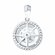 Подвеска Diamant online, серебро, 925 проба, родирование, фианит