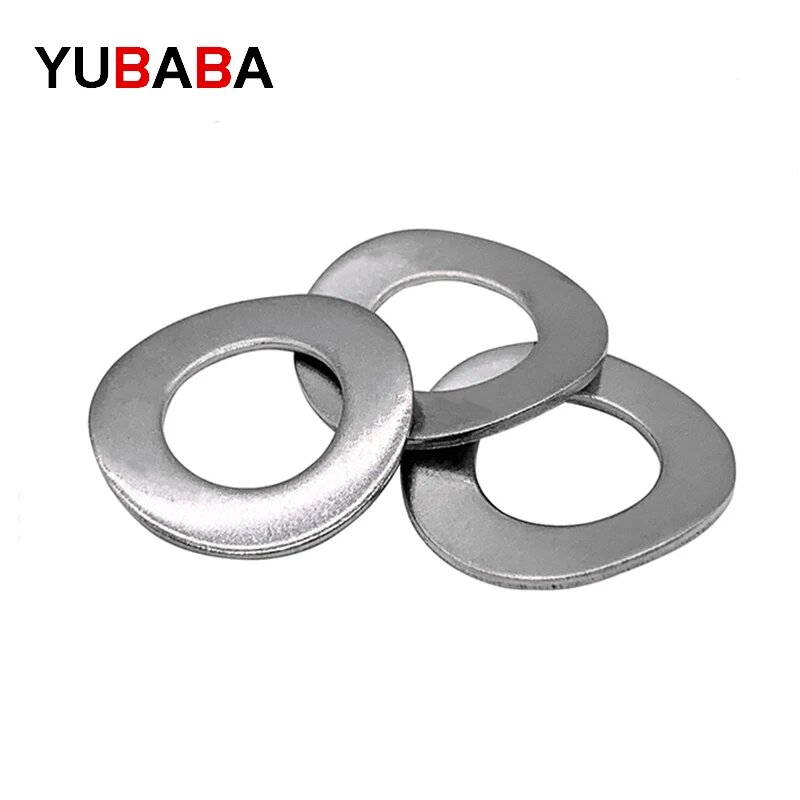 Пружинные шайбы YUBABA GB860 M3 M4 M5 M6 M8 M10 из 1000 шт, Серый, 304 stainless steel, М4