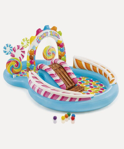 Изображение товара Игровой комплекс Intex 57149 С горкой CANDY ZONE (295x191x130 см)