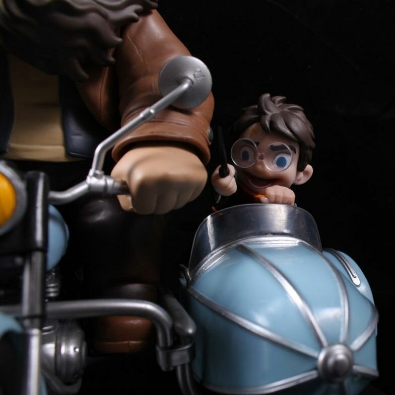 Диорама Хагрид и Гарри на мотоцикле - Harry Potter (16см) — фото 1