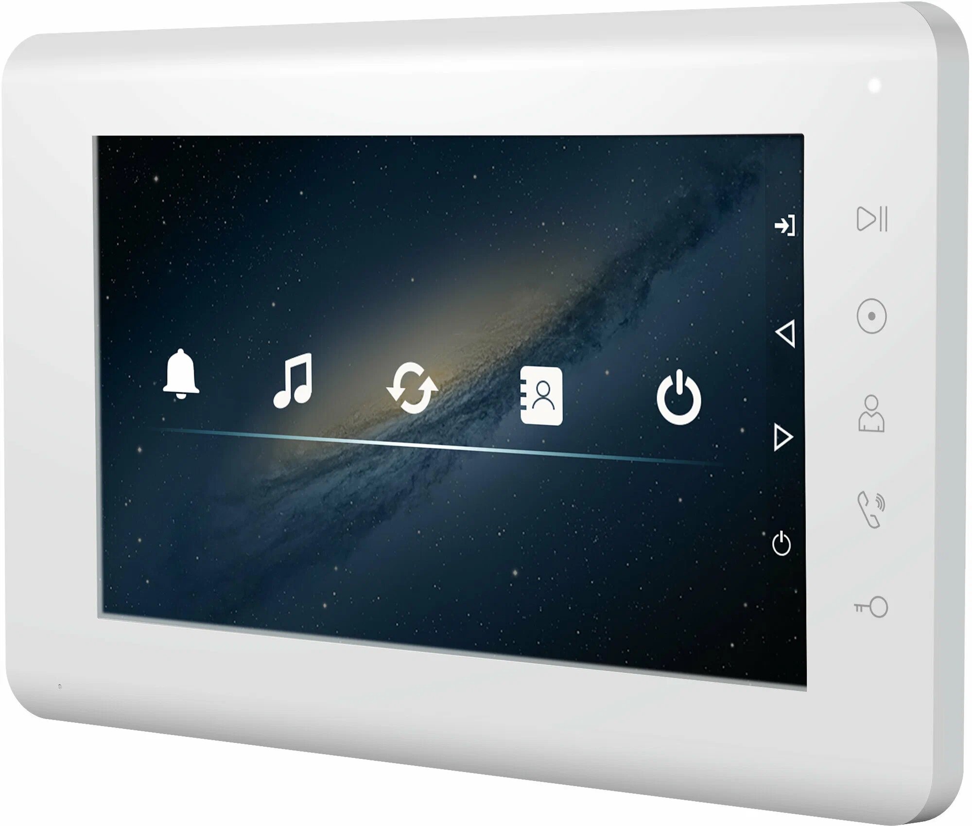 Mia Tantos Монитор цветного видеодомофона 7 дюймов с сенсорными кнопками с поддержкой форматов CVBS (PAL / NTSC)