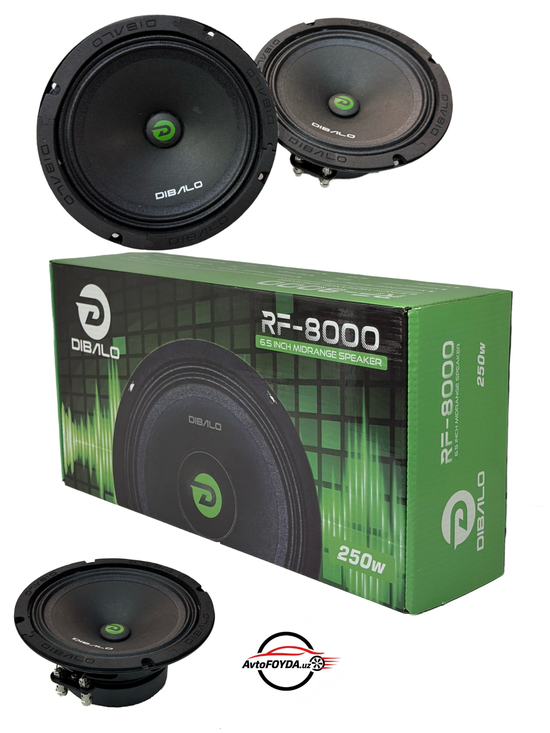 Эстрадная акустика DIBALO RF-8000 16 см для Epica Gentra Cobalt Lacetti Onix BYD