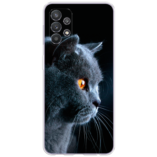 Силиконовый чехол на Samsung Galaxy A32 / Самсунг Галакси А32 Благородный кот британец