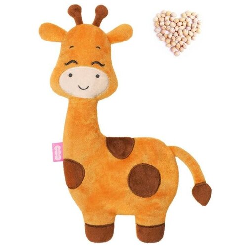 мякиши развивающая игрушка грелка жираф Мякиши Развивающая игрушка-грелка «Жираф»
