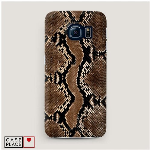 фото Чехол пластиковый samsung galaxy s7 кожа питона case place